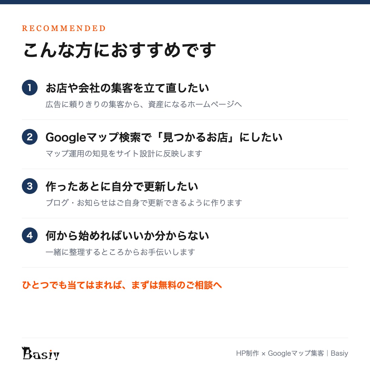 Googleマップ集客に強いHPを制作します MEO運用代行も行う制作者が、公開後に見つかるHPを設計 イメージ2