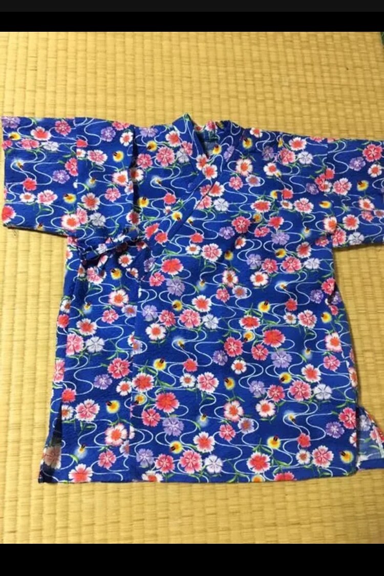 キッズ、ベビーの甚平さんのオーダーを受け付けます お好きな柄でお子様にじんべいさん…いかがでしょう イメージ2