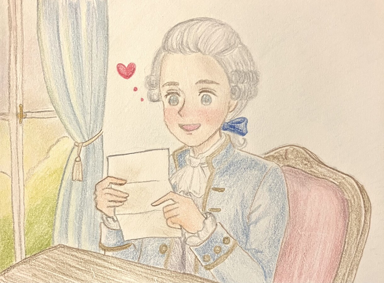 色鉛筆でロココイラストを描きます クラシカルなら任せてください！ロココ好きな方お待ちしてます！ イメージ6
