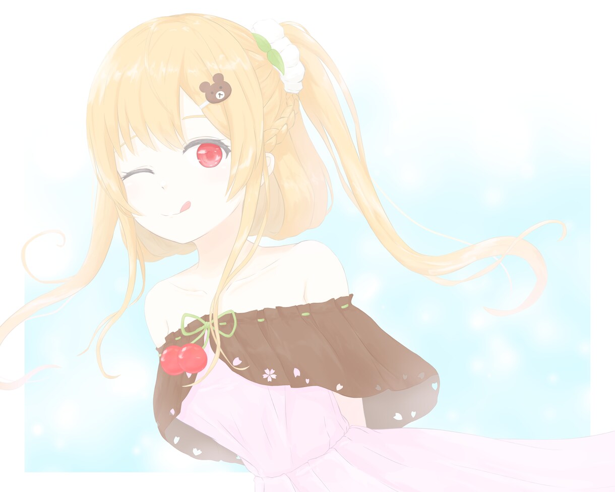 Live2Dアニメーションをイラストから制作します かわいい女性キャラクターや背景のアニメーションを制作します！ イメージ2