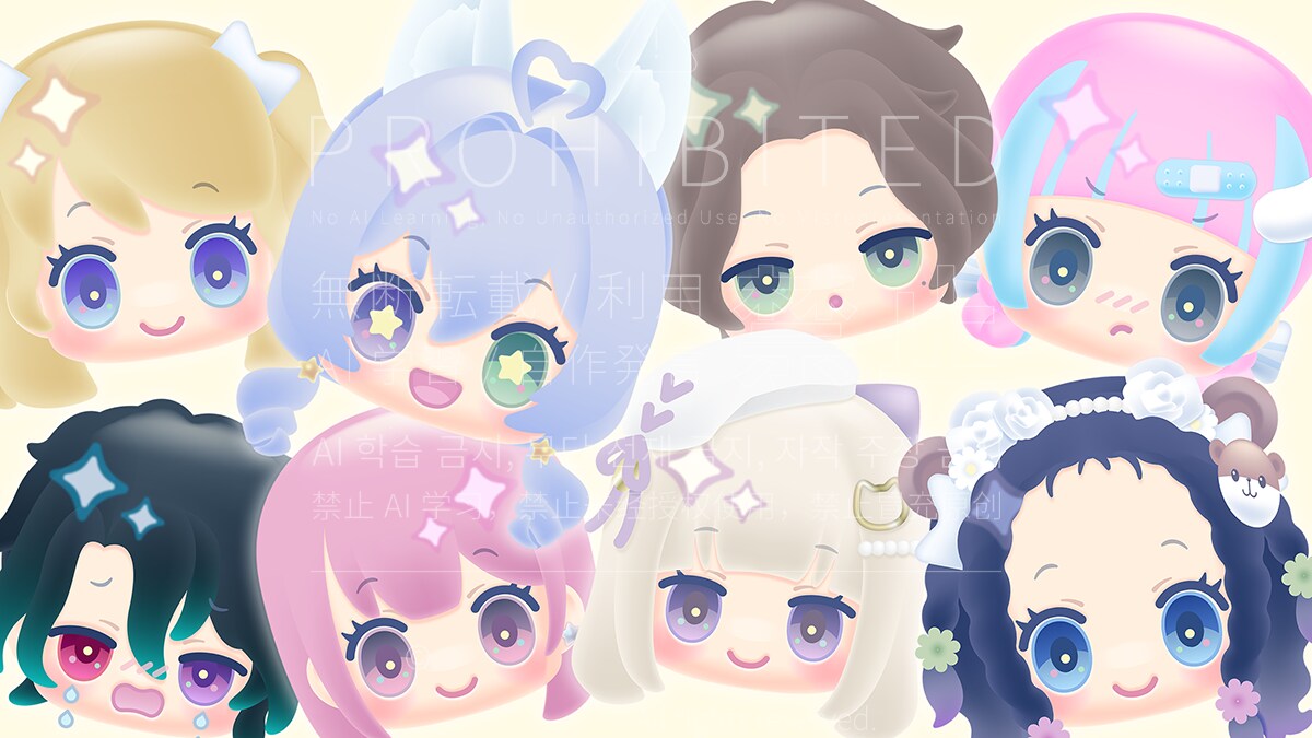 SDキャラ/デフォルメキャラ作成します ୨୧ 素材やグッズなどに適した可愛いデフォルメキャラ ୨୧ イメージ1
