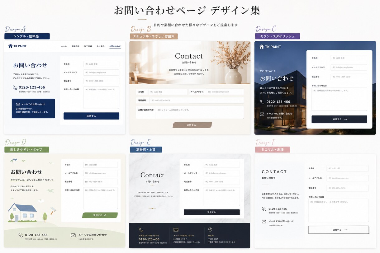 SEO対策込集客につながるホームページを制作します SEO対策込み・スマホ対応・お問い合わせフォーム対応 イメージ4