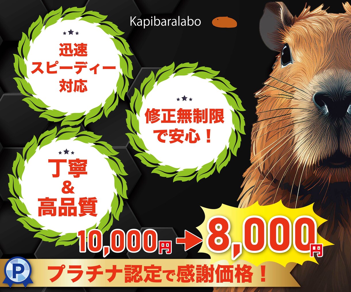 プラチナ認定で感謝価格！最高のデザインお作りします 先着5名限定特価！現役プロのデザイナーが作る結果を出すチラシ イメージ1