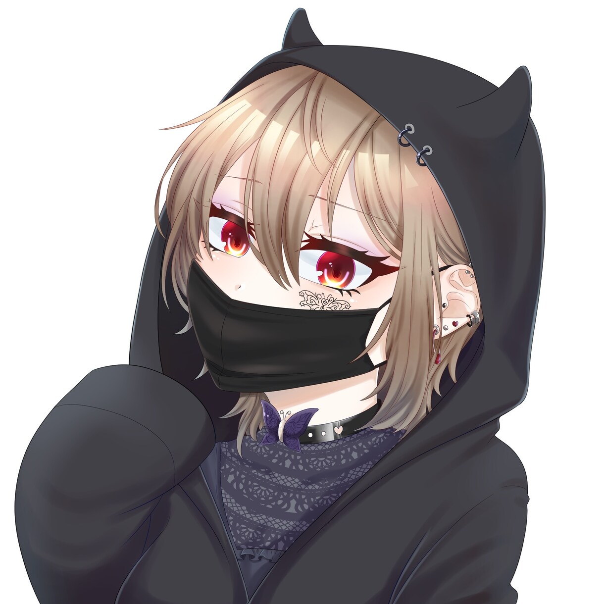 歌ってみた用イラスト・アイコン等制作いたします 可愛い女の子もかっこいい男の子もお任せ下さい！ イメージ3