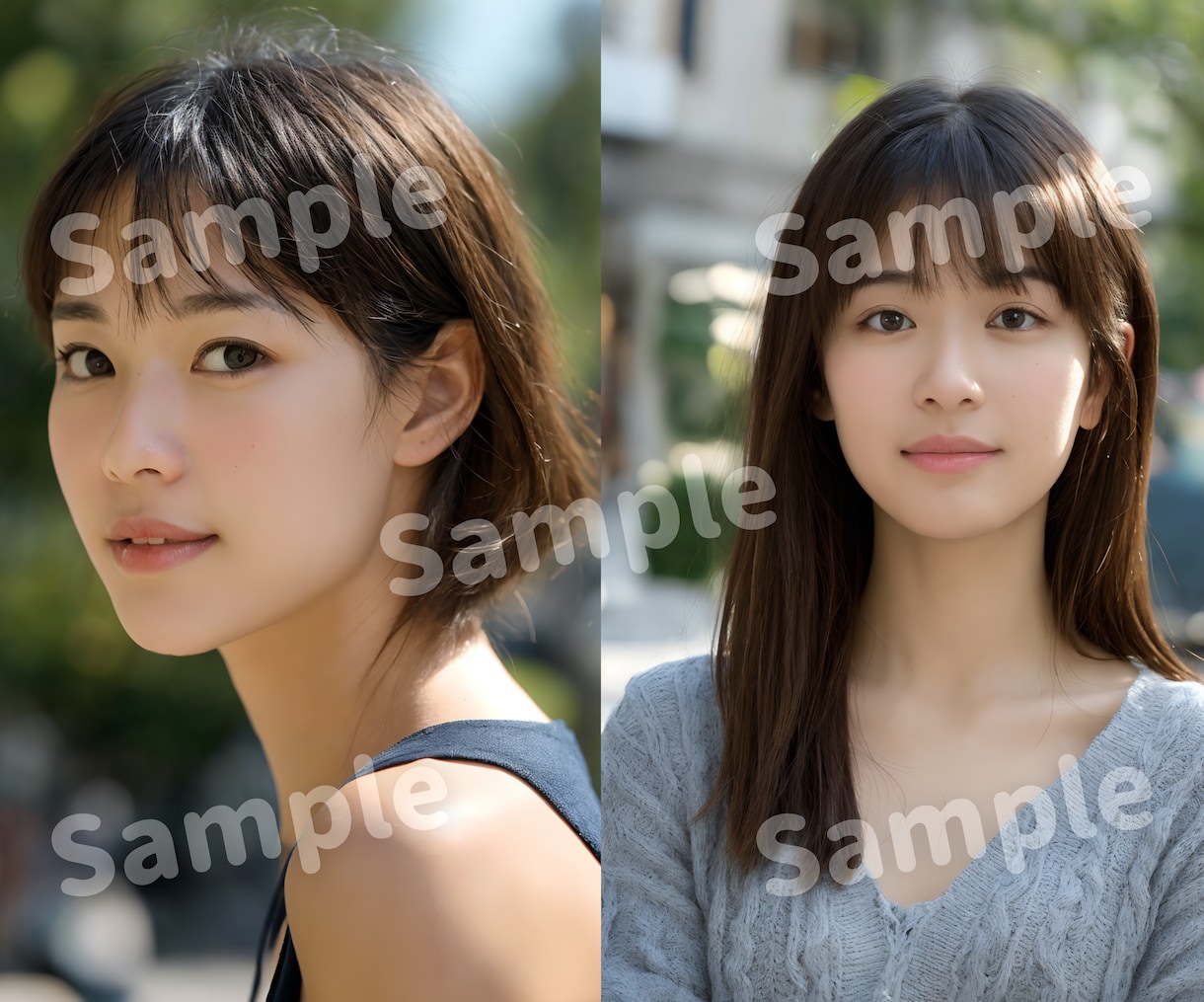 素朴なAI女性素材画像の生成代行します Stable Diffusionを使用したランダム画像生成 イメージ3