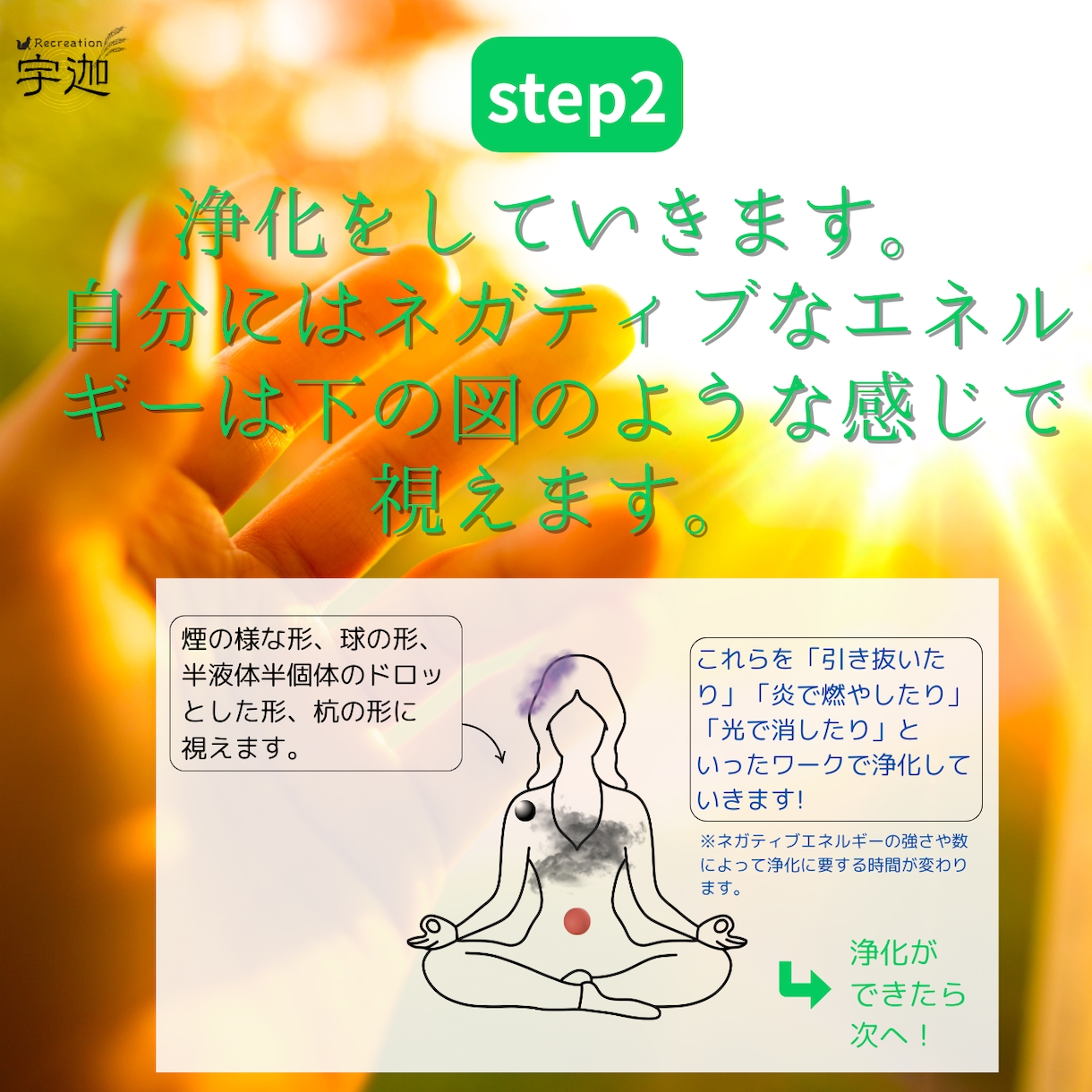 スピリチュアルヒーリングで心や体をスッキリします 全力全霊で浄化と癒しをお届けします。 イメージ3