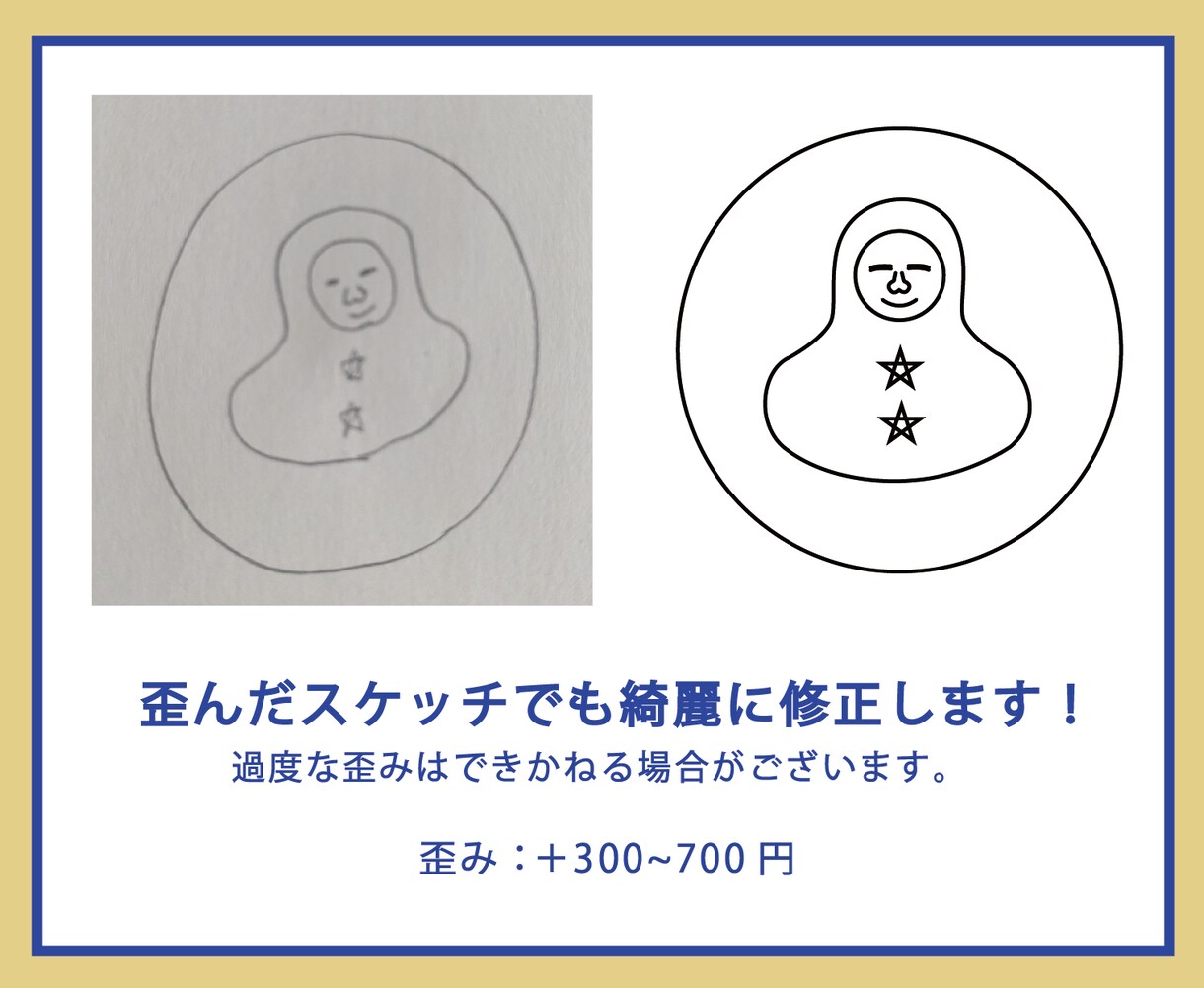 ロゴなどをトレースします 手書きや撮影したデザインを綺麗にデータ化！ イメージ5