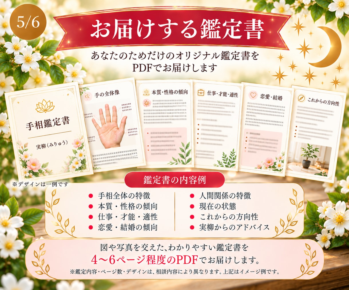 手の写真から本質とこれからを鑑定します 生年月日不要｜仕事・恋愛・人間関係も丁寧に読み解きます イメージ5