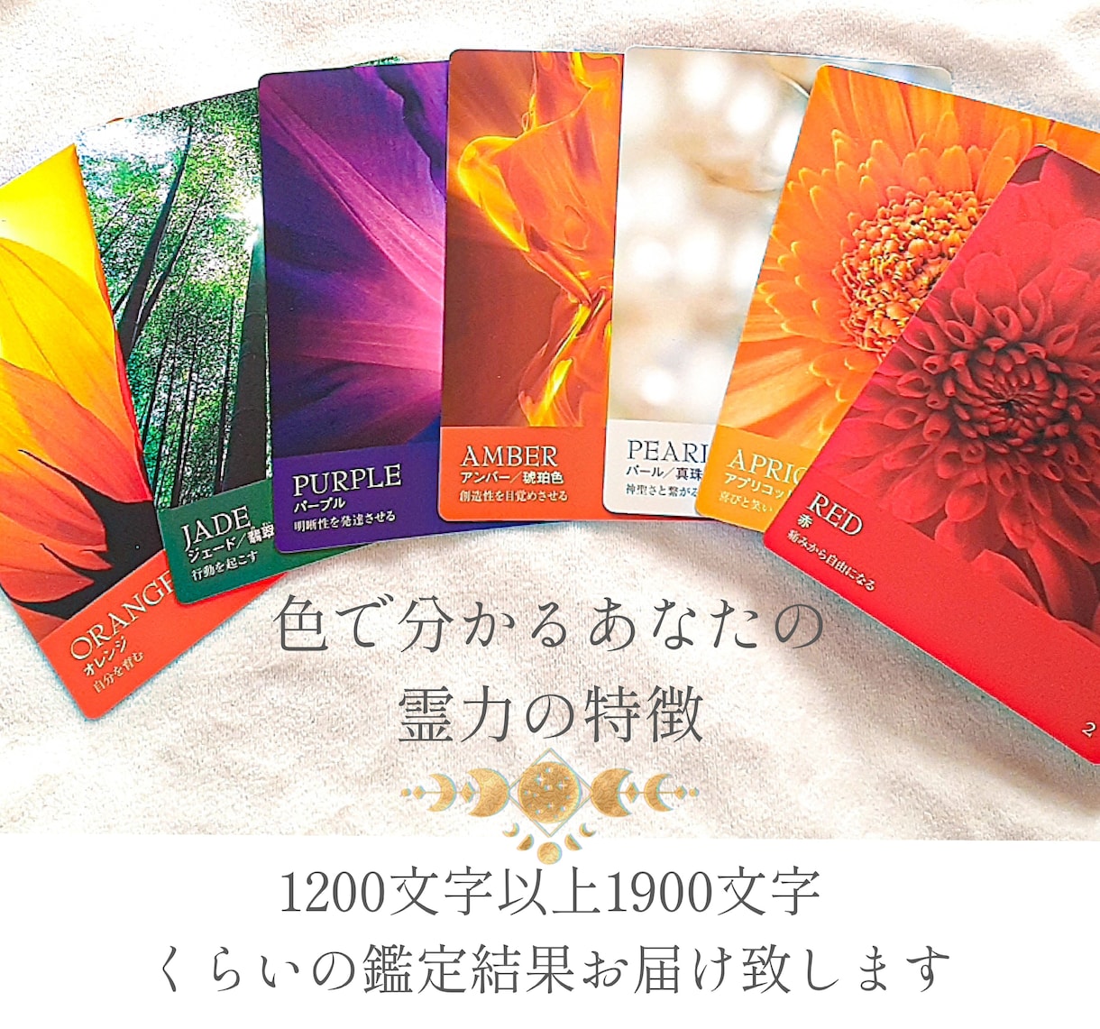 貴方の霊力の特徴占います 1200文字から1900文字の鑑定結果お届け致します イメージ1