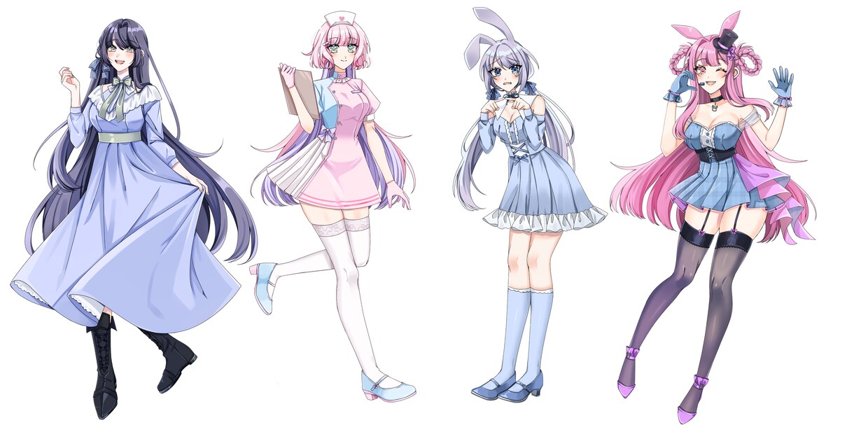 アニメ調でポップなキャラクターイラストを作成します お得な値段と丁寧な対応でお望みのキャライラストを仕上げます！ イメージ5