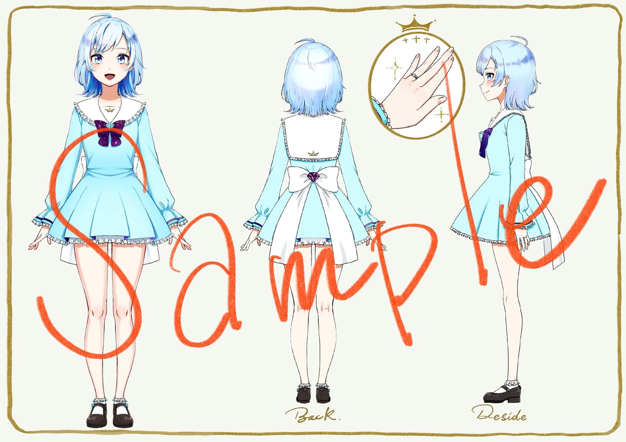 季節の立ち絵お描きします 活動者様向けの立ち絵を実績作り価格(3名限定)でお描きします イメージ1