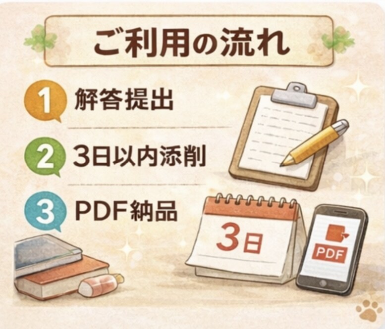 英検3〜準1級 3回分のライティング添削します 個別指導のプロが合格答案へ導く！3回セットで徹底スコアアップ イメージ3