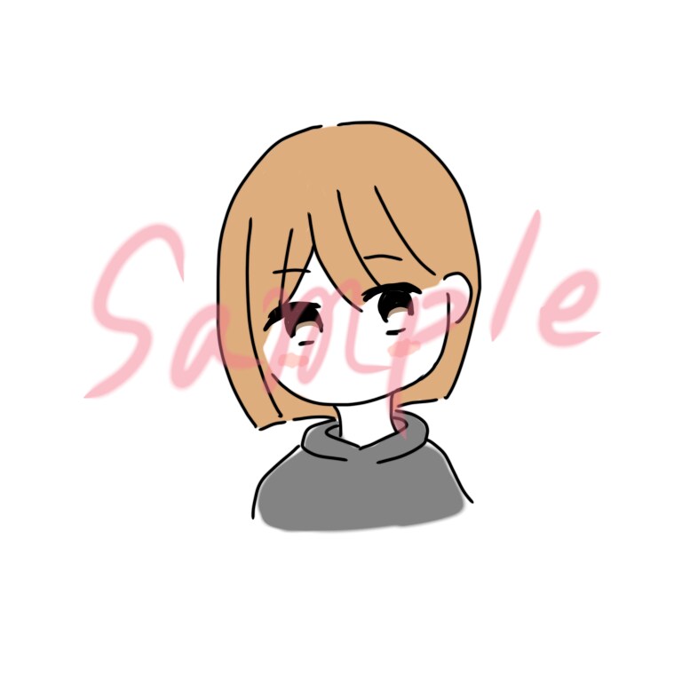 ゆるいアイコン描きます ゆるいアイコンをゆるーくゆるゆるに描きます。 イメージ1