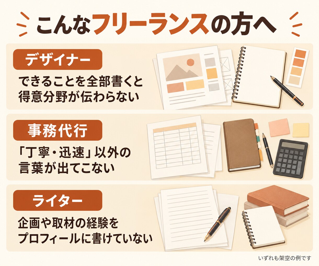 実績はあるのに選ばれない理由を60分で言語化します ターゲットと経歴に埋もれた「選ばれる理由」を見つけます イメージ2