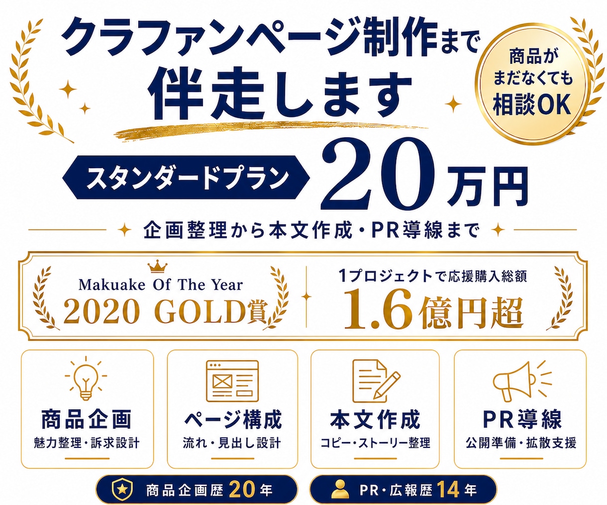 相談しながらクラファンページ制作まで伴走します お悩み相談から企画整理・本文作成・PR導線まで イメージ3