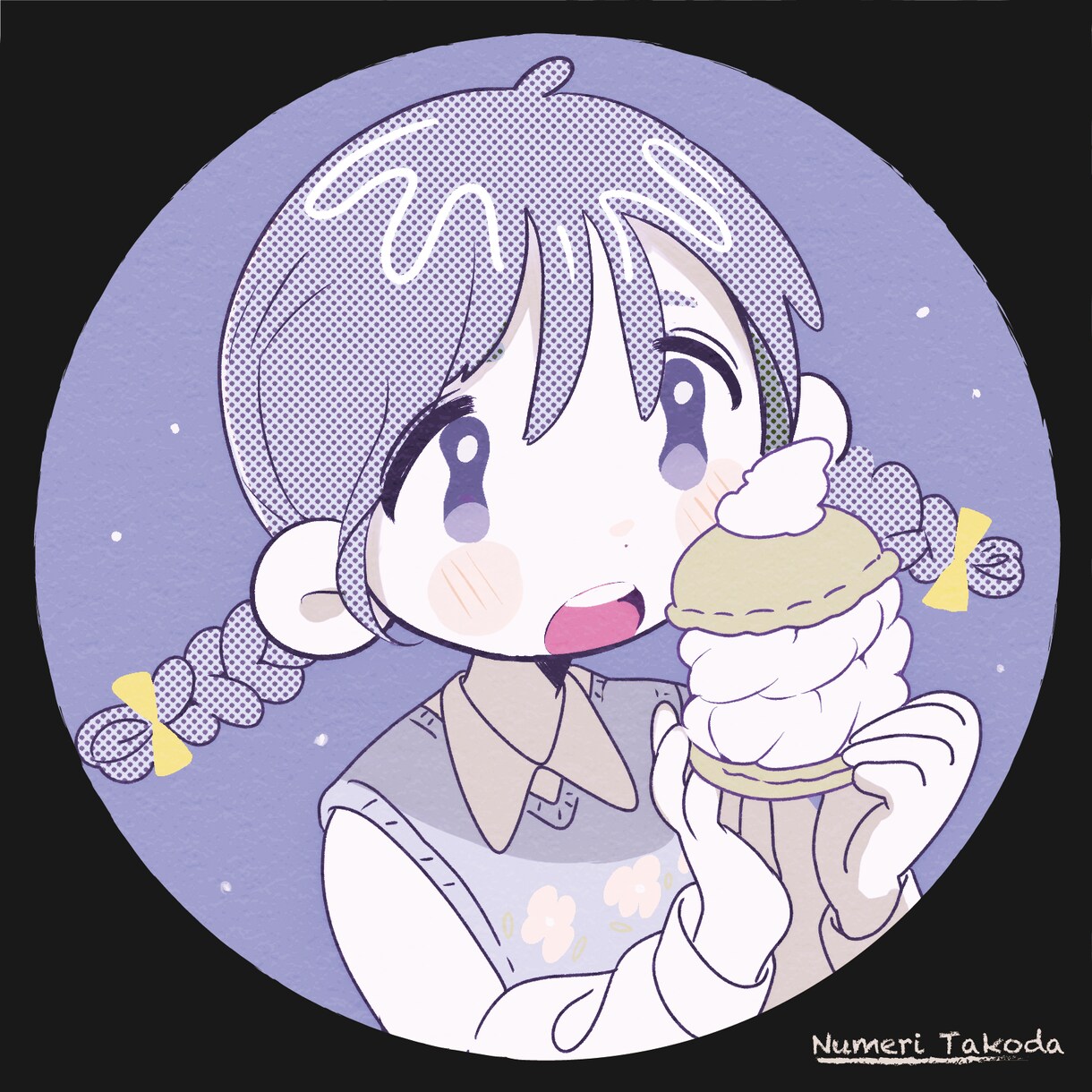 ゆるかわいいアイコンイラスト作成いたします フワフワした雰囲気のオリジナルイラスト イメージ3
