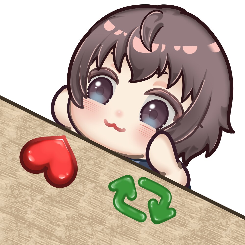 ハート＆RPのアニメーションスタンプ作ります あなたのキャラで配信で使えるエモート描きます イメージ2