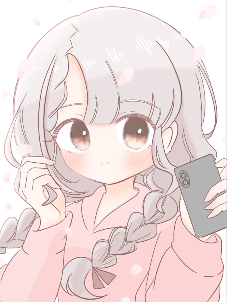 ふわふわかわいい女の子描きます あなたの理想の女の子も、既存キャラクターも可能です イメージ1