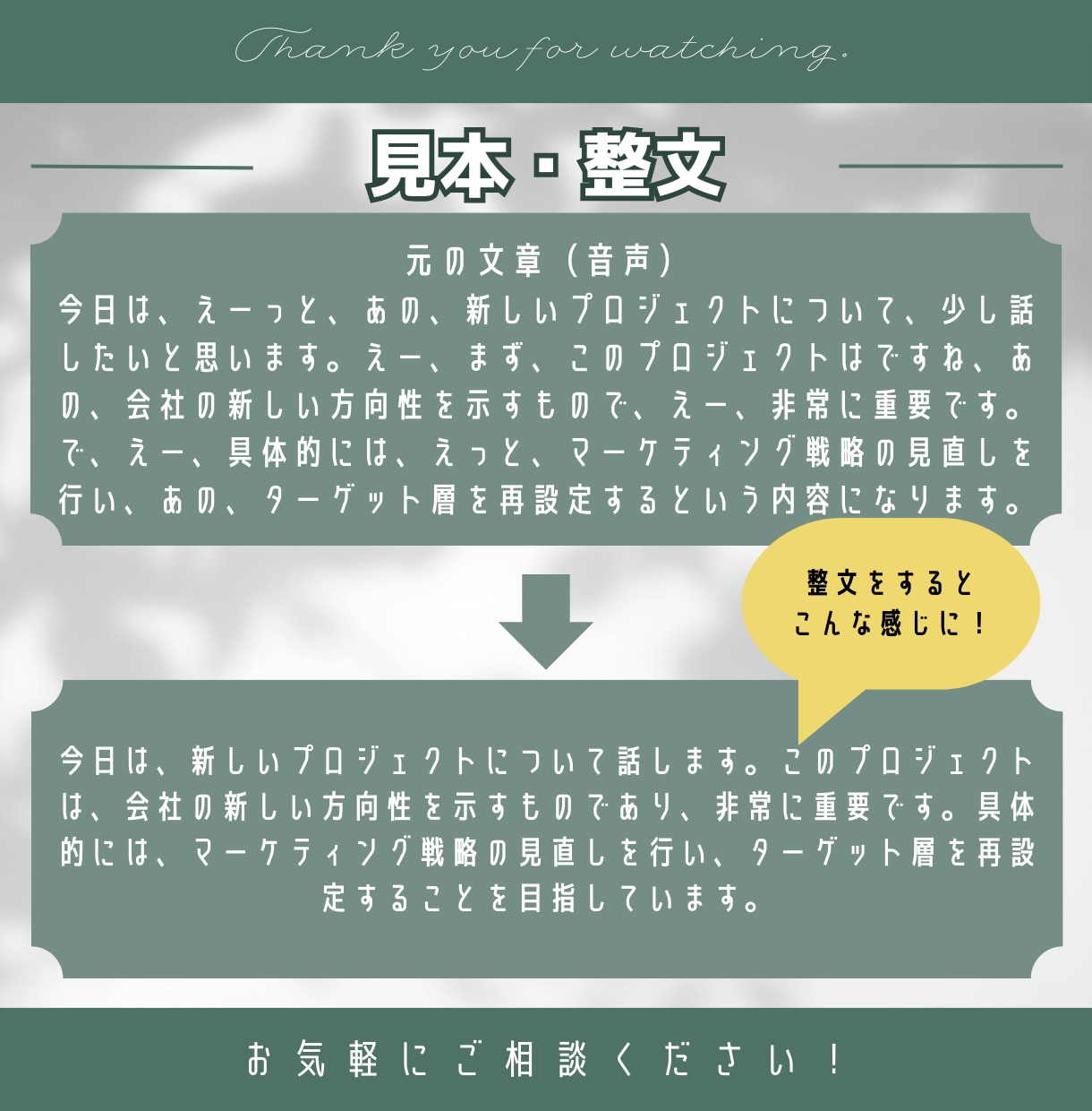 1分75円/素早く丁寧に動画・音声を文字起こします 翌日OK！記事まで作成可！音声、動画を文字起こし！実績多数！ イメージ10
