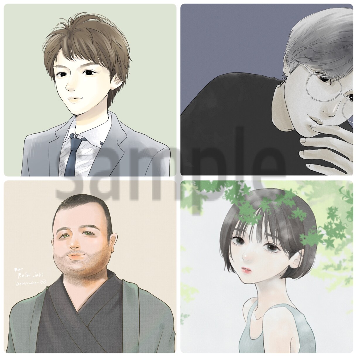 リアルで可愛いイラスト♡似顔絵描きます リアルなキャラクターイラスト、似顔絵、お任せください♪ イメージ3