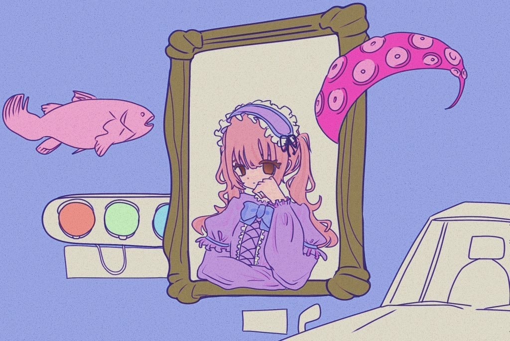 かわいい歌ってみた用イラスト描きます ちょい病み・かわいい女の子を描きます！ イメージ5