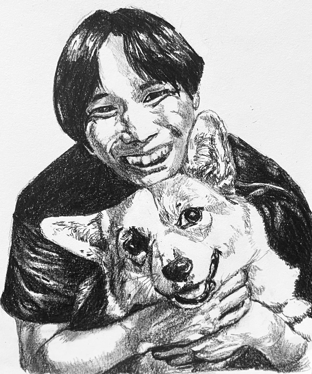 家族の肖像画(ペット)などを描かせていただきます 肖像画、風景画を、クレヨンや鉛筆で描かせていただきます。 イメージ8