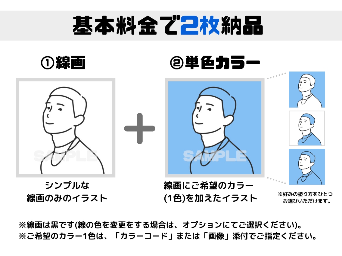 使える！おしゃれ×シンプルなアイコンをお描きします 【SNSにぴったり】きれいでスタイリッシュな線画イラスト イメージ4