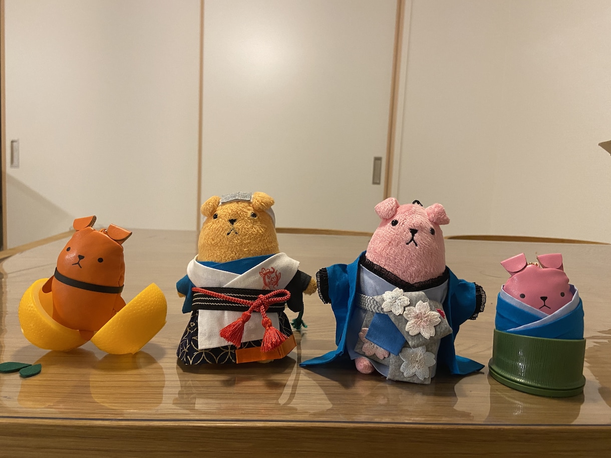 人形・ぬいぐるみのコスチュームをつくります 好きな衣装を好きなキャラクターに着せてみませんか？ イメージ4