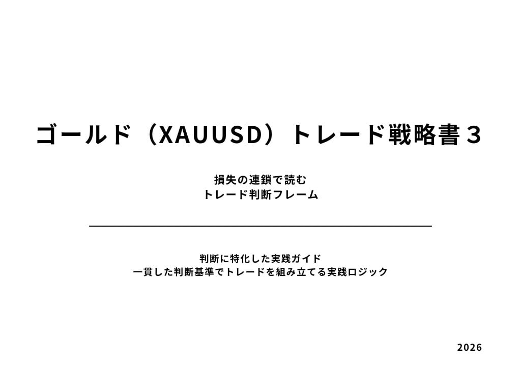 GOLDトレード③判断基準を明確にします 「どこで入るか」ではなく「どこで損失が発生するか」で判断する イメージ1