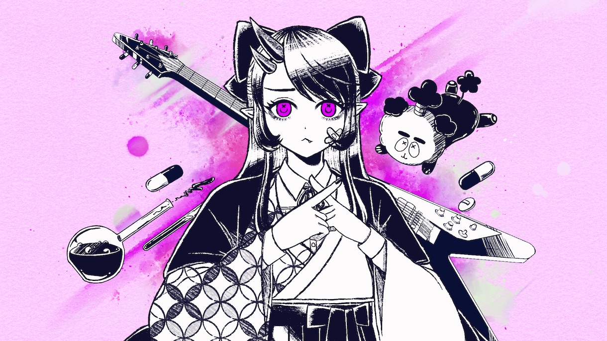 歌ってみたサムネイル用イラスト描きます ご本家様の雰囲気、なるべく再現します！ イメージ5