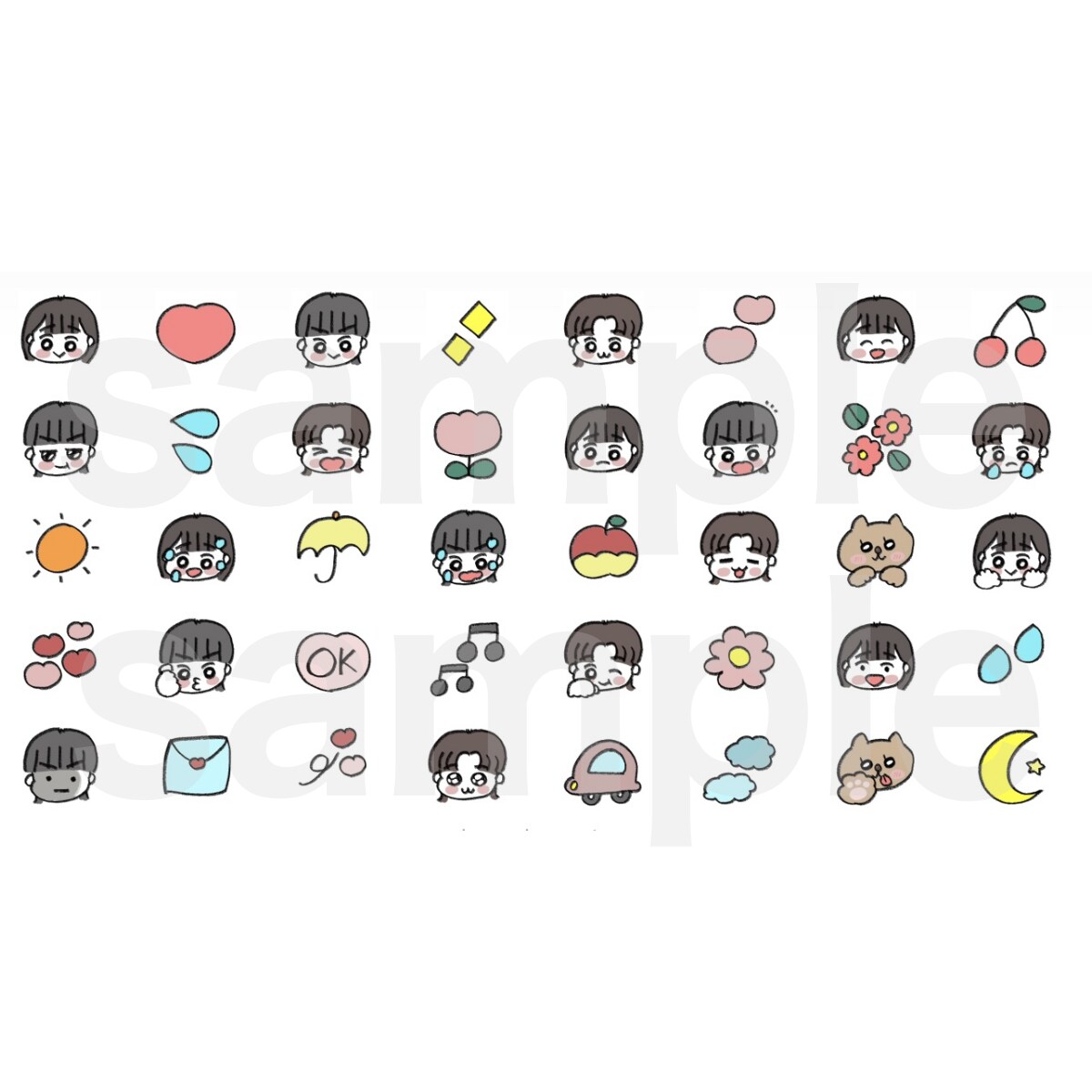 格安ゆるかわLINEスタンプor絵文字お描きます 自分だけのLINEスタンプor絵文字作ってみませんか？？ イメージ9