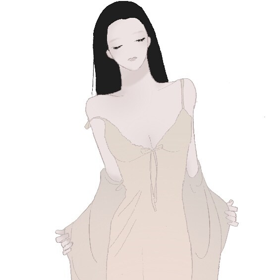 耽美でアンニュイな人物イラストを描きます 主に女性、少女。どこか繊細で美麗な人物をお描きいたします。 イメージ4