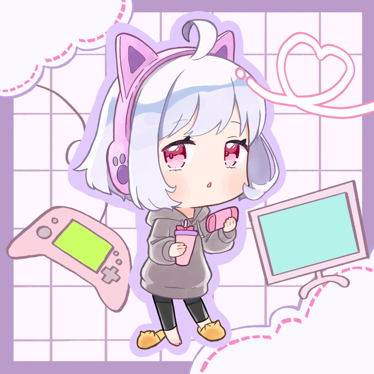 みずみずしいキャライラスト描きます 商用OK！立ち絵やSNS活動に！ イメージ3