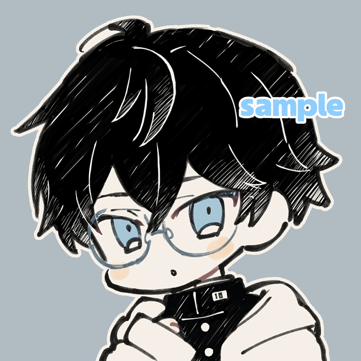 簡易プラン/ミニキャラ描きます ミニキャラ・ポーズおまかせ商品 イメージ3