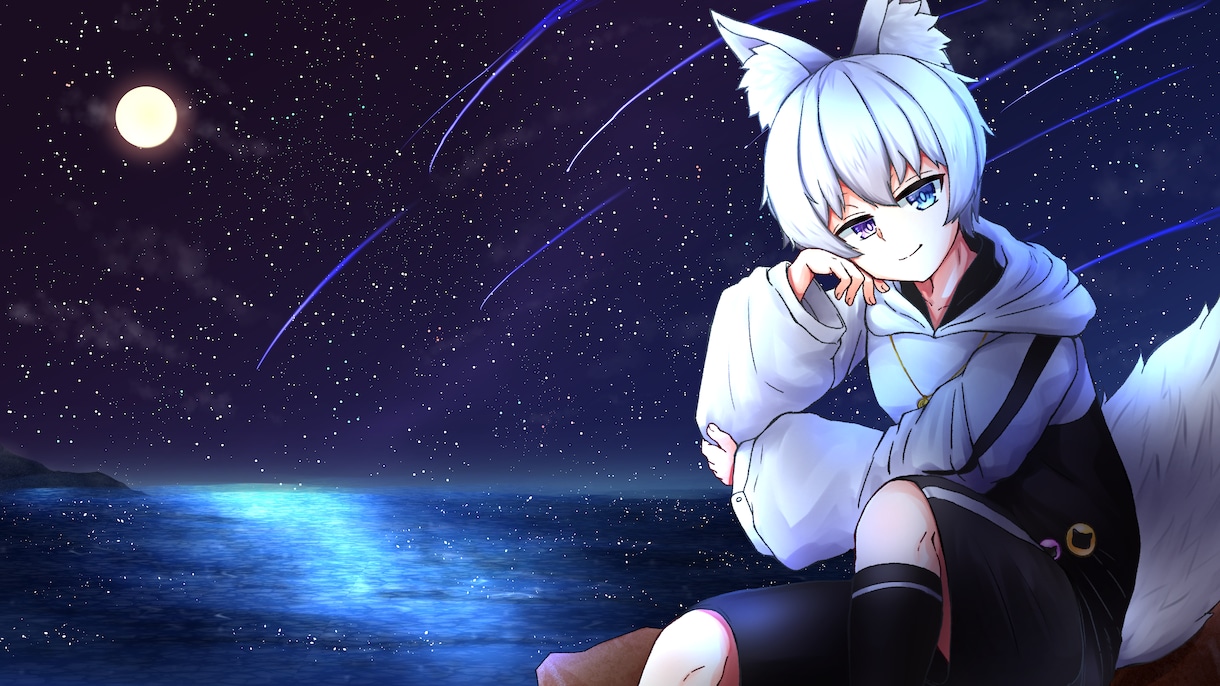 イラスト作成承ります 一枚絵、サムネイル用のイラスト作成いたします！ イメージ5