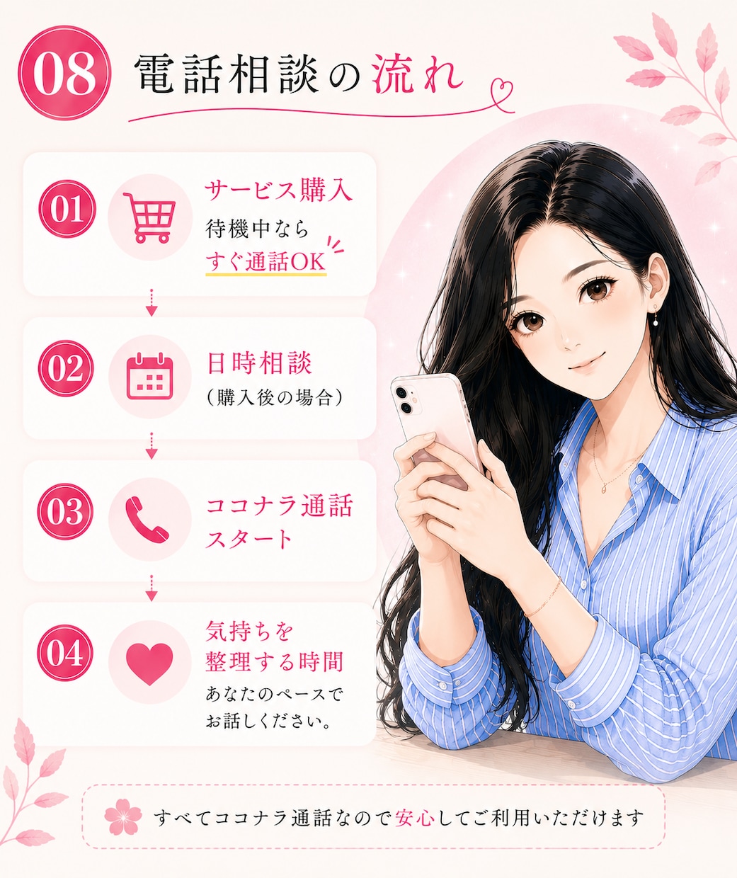 尽くしすぎて苦しい恋愛のモヤモヤ整理します つい自分より彼を優先してしまう優しいあなたへ イメージ8