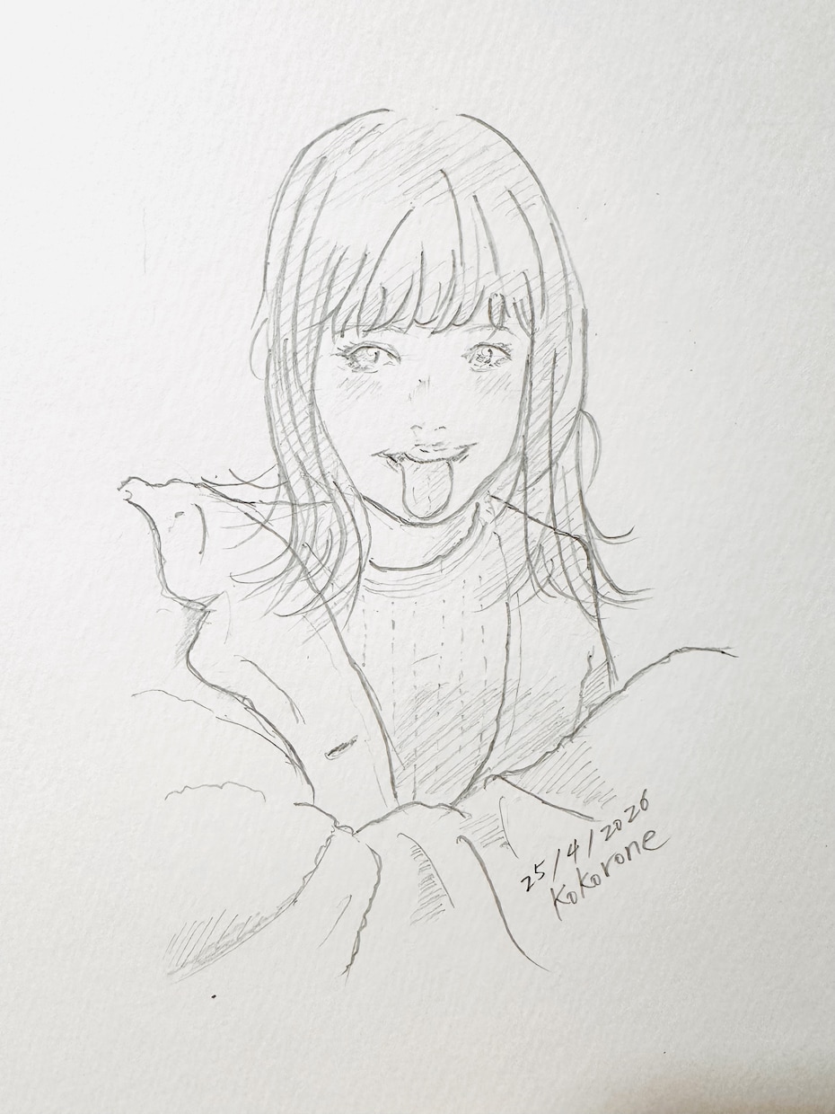 心を込めて。1000円で優しい鉛筆画全力作成します 【手描きの温もり】大切な思い出や人物を、優しい鉛筆画にします イメージ5