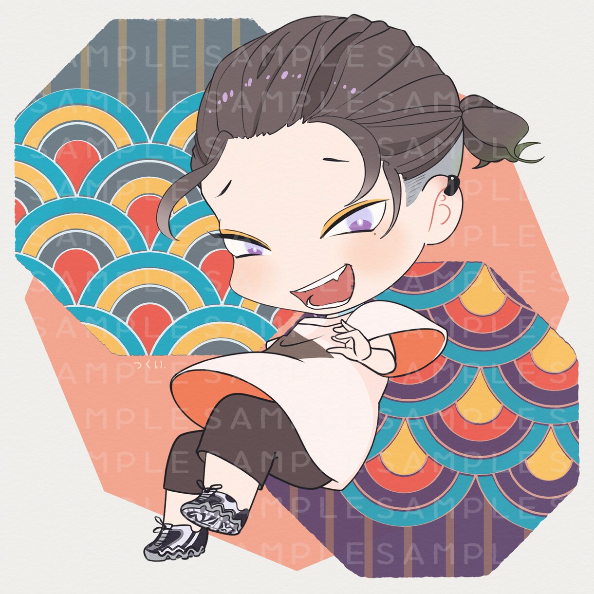 繊細で温かみのある絵柄のアイコン等をお描きします 表情違いと合わせて2種類セットで納品いたします イメージ6