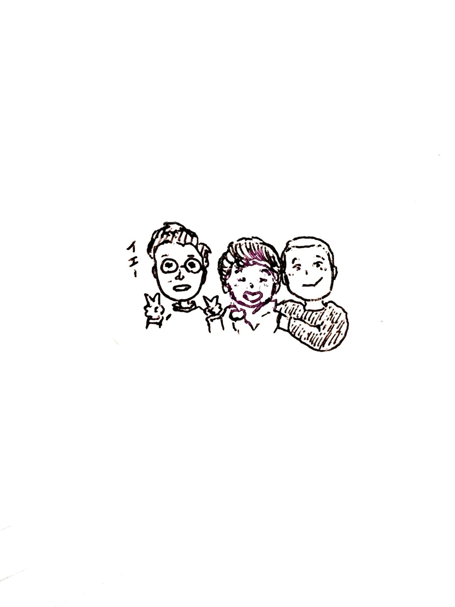 ゆるくてシンプルなタイプの似顔絵を描きます 手描きならではの温かい雰囲気の出るタッチで個性を出そう☺︎ イメージ2