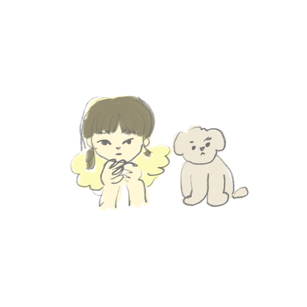 動物や人のほっこり・やさしいイラストを描きます あたたかみのあるイラストに仕上げます◎ イメージ1