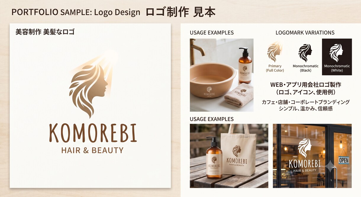 ロゴの作成をします 看板やグッズにも映える！温かみあるロゴ作ります イメージ3