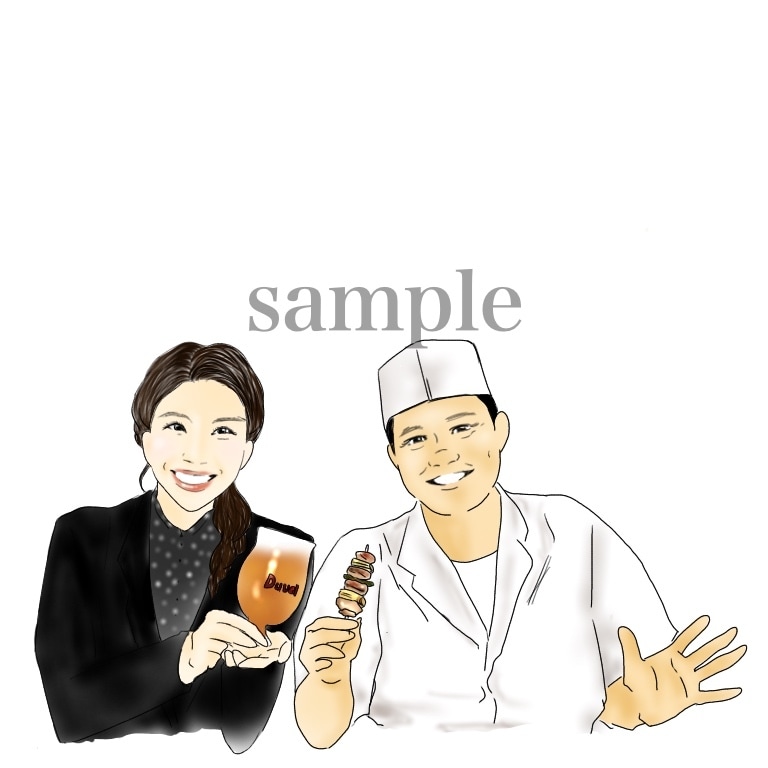 似顔絵で元気とパワーを送ります SNSアイコンやプレゼントにも。 イメージ8