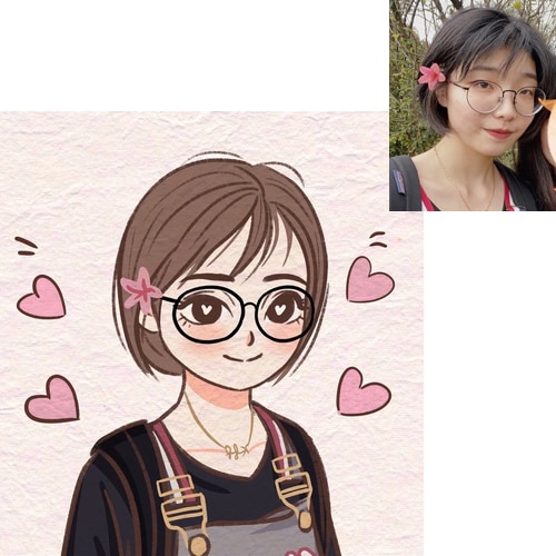 写真を元にかわいい似顔絵イラスト描きますます ☆アイコンや名刺、ブログなどに！ イメージ6