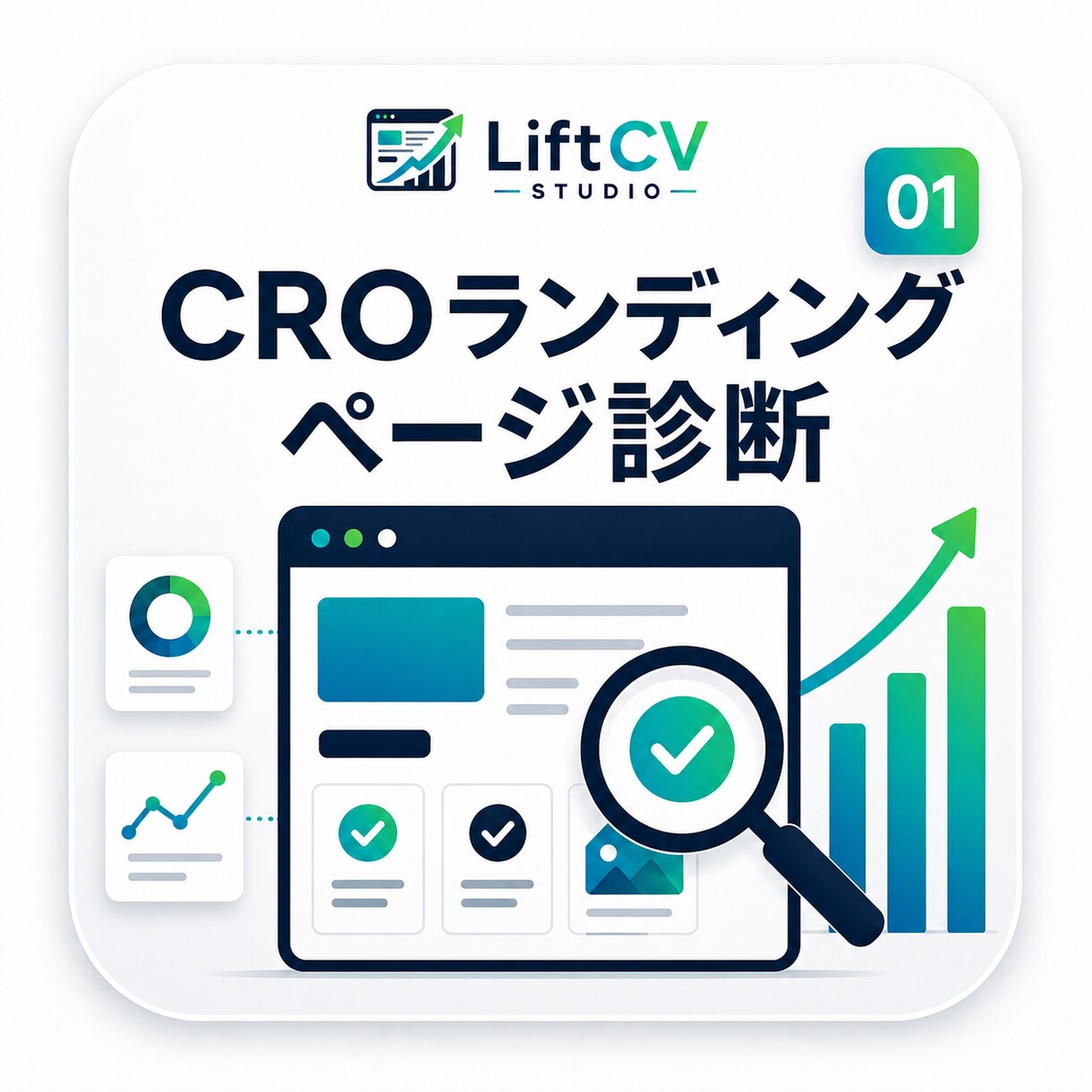 LPコンバージョン診断します なぜCVしないのかを3日以内で特定します イメージ1