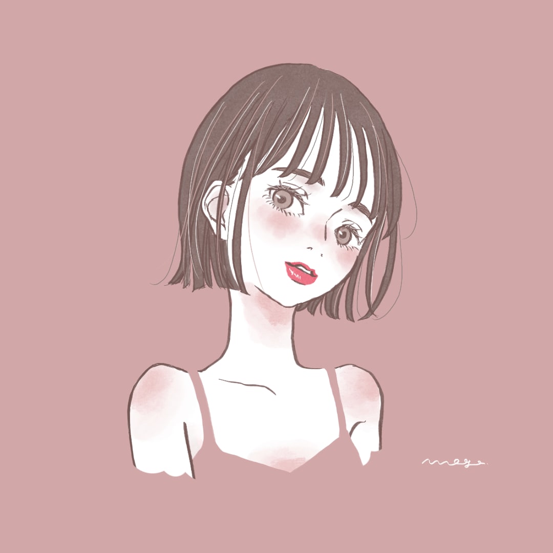 企業様実績あり！女性ウケするイラスト描きます アンニュイでお洒落な女の子たちのイラスト、アイコンつくります イメージ1