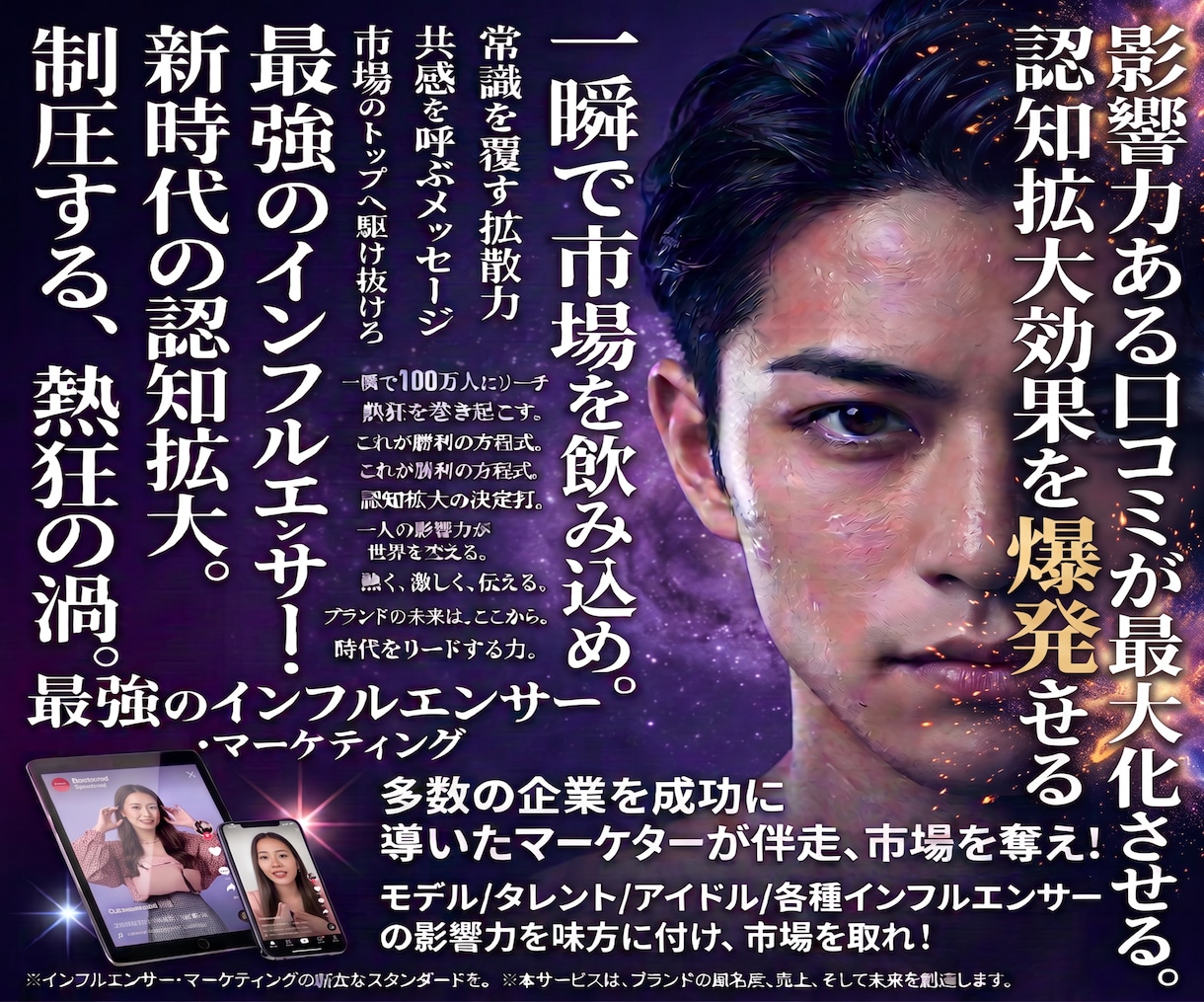 7億人超の影響力あるインフルエンサーが宣伝致します 大ヒット商品多数/1000万再生/ココナラ三冠/PR・集客 イメージ3
