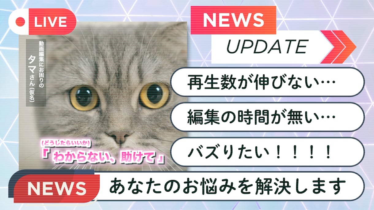 視聴者を1秒も飽きさせない映像を制作します SNSが伸びず悩んでいる方、ご相談ください イメージ2