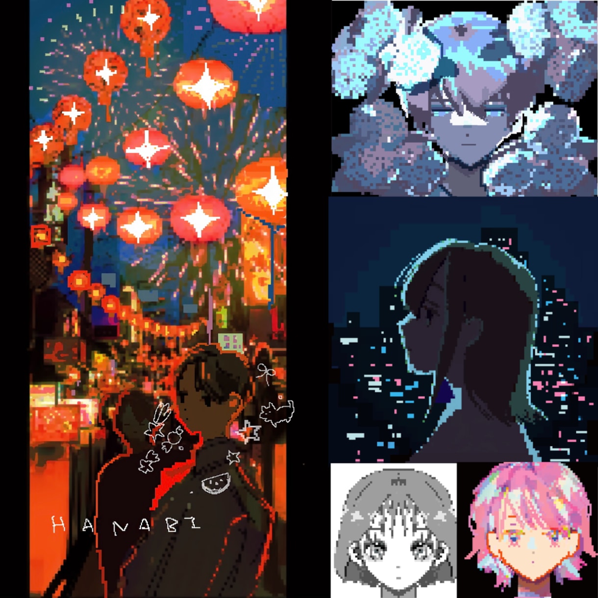 ドット絵、ピクセルアート風イラスト描きます ノスタルジックで目を引くドットイラストをお届け イメージ1