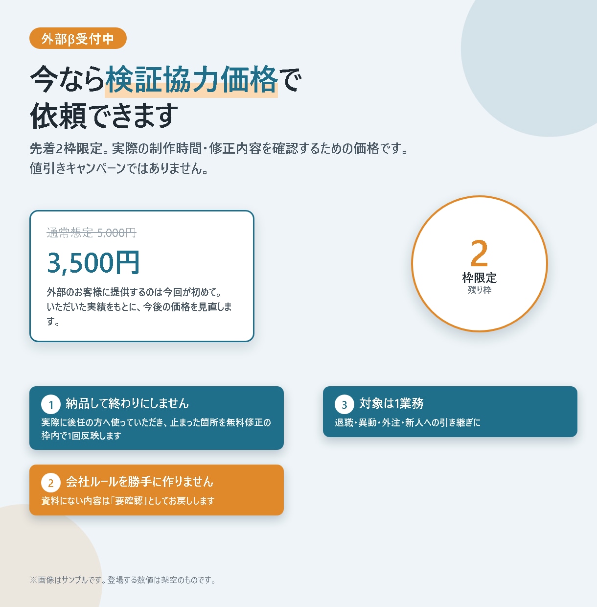 誰にも聞かずに最後まで進める業務マニュアル作ります 手順・トーク例・判断基準・完了条件まで一冊に イメージ10