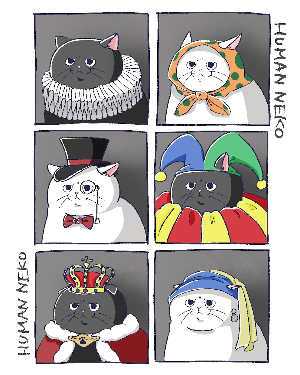 あなたの猫ちゃんを可愛くキャラクター化します 手書き風のタッチで、パッと目を引くイラスト！ イメージ1